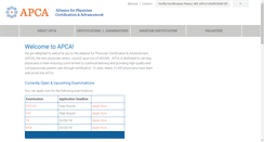 Desktop Screenshot of apca.org