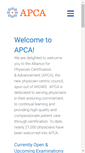 Mobile Screenshot of apca.org
