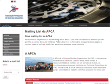 Tablet Screenshot of apca.pt