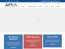 Tablet Screenshot of apca.us