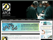 Tablet Screenshot of apca.com.pt